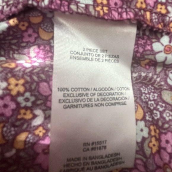 Penelope Mack Girl’s Floral Purple Jumpsuit with headband. Size: 12M. Good Cond. - Picture 6 of 6